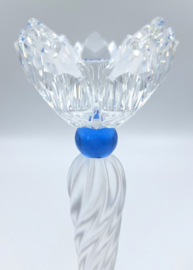Kandelaar blauwe bloem 7600/146/000