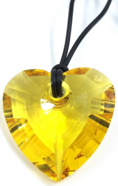 Swarovski ketting Topaz hartje 9450/000/071