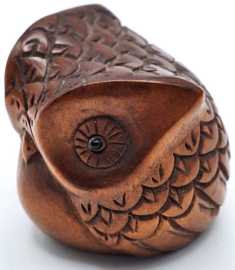 Netsuke van een uil