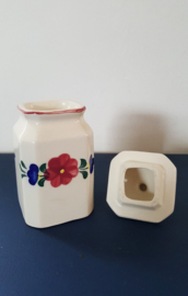 3 serviesonderdelen Brabants bont "Bouquet"