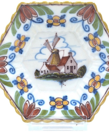 Zeshoekig Makkum sierbordje nummer ZZ51