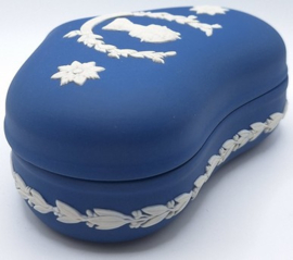 Hartvormig Wedgwood doosje jubileum Elizabeth