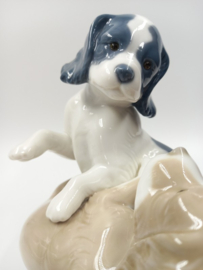 Lladro Nao beeldje van 2 spelende pups