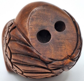 Netsuke van een uil