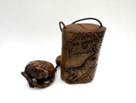 Japanse inro met tijger