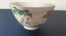 Kop en schotel Japans eierporselein
