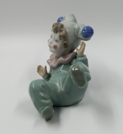 Lladro Nao Liggende clown