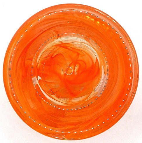 Kosta Boda - Waxinelichthouder oranje