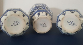 Delfts blauw kaststel driedelig