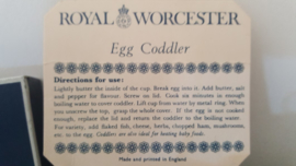 Royal Worchester egg coddler set