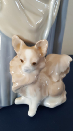 Lladro, dame met chihuahua