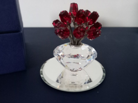 Swarovski jubileum vaas met rozen nummer 7400/200/204