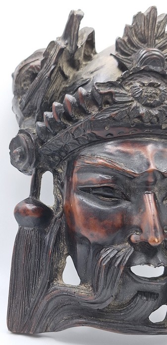 Chinees houten wandmasker