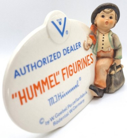 Hummel dealer bordje - plaquette