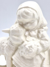 Meisje met lam door Goebel