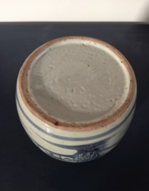 Blauw witte Chinese gemberpot