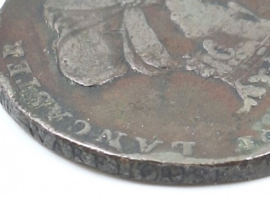 Lancaster halve Penny uit 1791