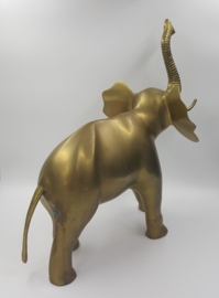 Vintage messing olifant (groot)