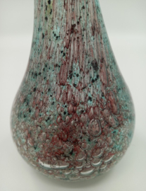 Blauwe art deco vaas