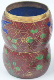 Set kleine cloisonné doosjes 