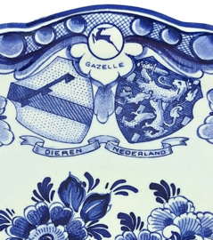 Delfts blauw bord Dieren