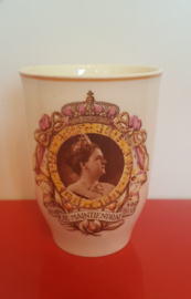 Beker regeringsjubileum Wilhelmina 1898 - 1938