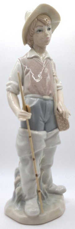 Lladro Fisher Boy #4809