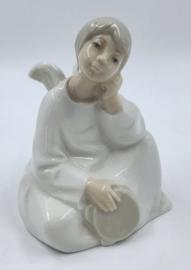 Lladro Nao - Engel met tamboerijn