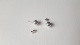 Zilveren knopjes 0,7 cm