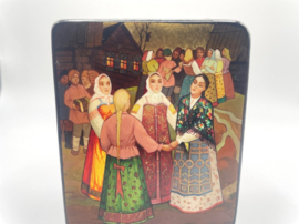 Russisch lakdoosje miniatuurkunst