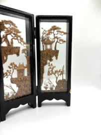 Opvouwbaar Chinees kurksnijwerk - San You