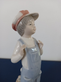 Lladro jongetje met accordeon