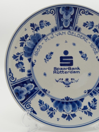 Bord Spaarbank Rotterdam van de Porceleyne Fles