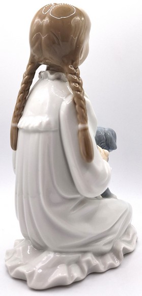 Lladro Nao beeldje, meisje met puppie #171