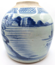 Gemberpot met rijke decoratie