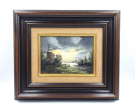 Olieverfschilderij W. Kroon