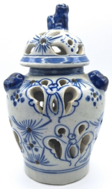 Chinees wierrookpotje met tempelleeuw 