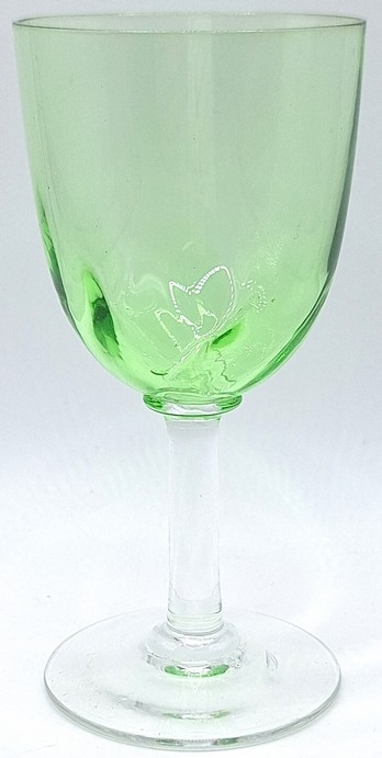 Vier uranium glaasjes