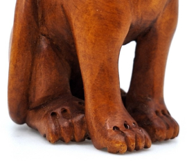 Netsuke van een kat