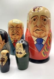5-delige matroesjka Russische leiders