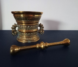 Replica messing vijzel met stamper