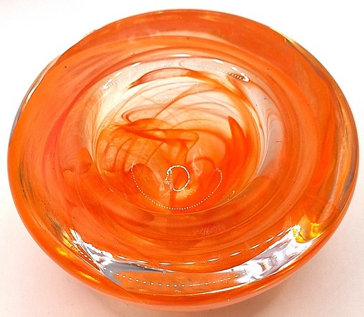 Kosta Boda - Waxinelichthouder oranje