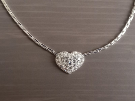 Swarovski ketting met hartje 1809006