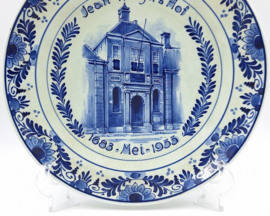 Delfts blauw bord 'Jean Pesyn’s Hof'