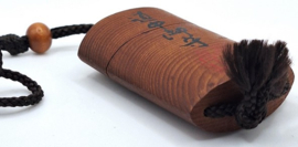 Japanse inro met dobbelstenen