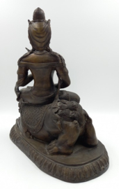 Bronzen beeld van Durga