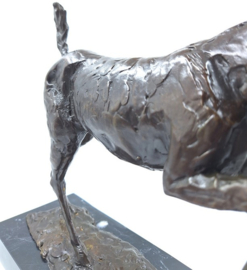 Bronzen paard naar Edgar Degas