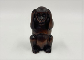 Netsuke van een aapje