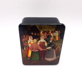 Russisch lakdoosje miniatuurkunst