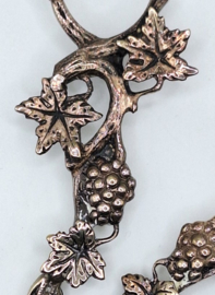 Decoratieve zilveren druivenschaar